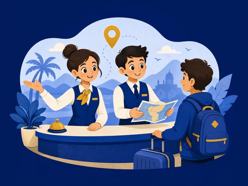 Ilustración de Turismo para la galería de oferta académica