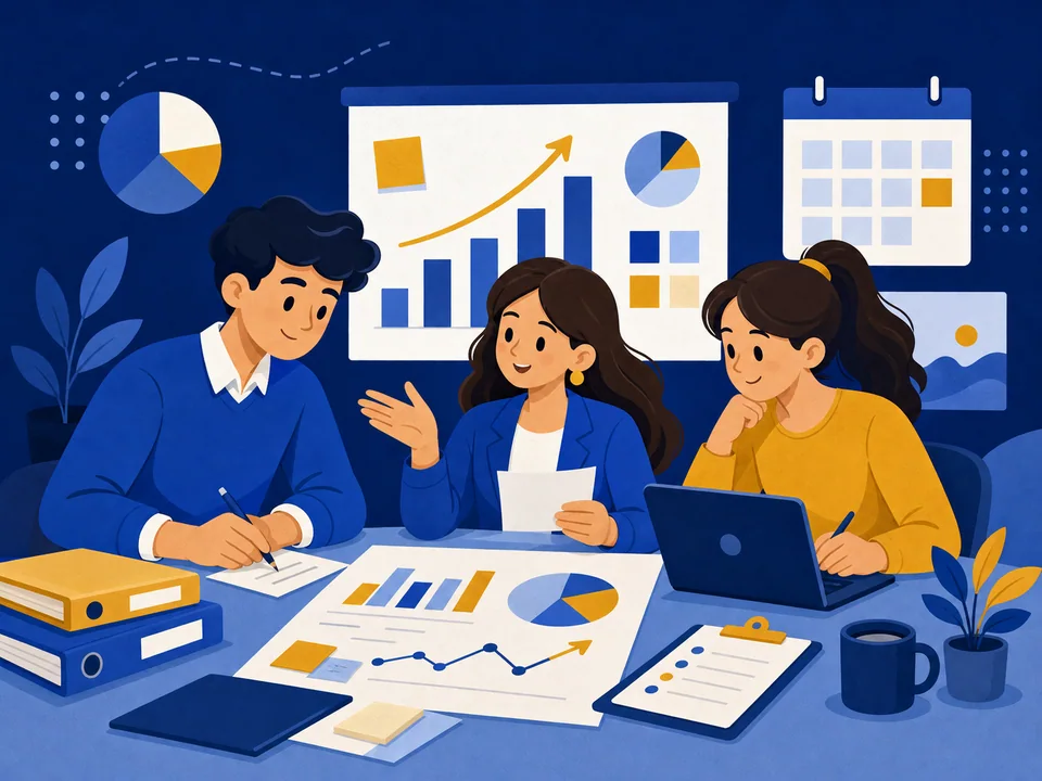 Ilustración de Administración para la galería de oferta académica
