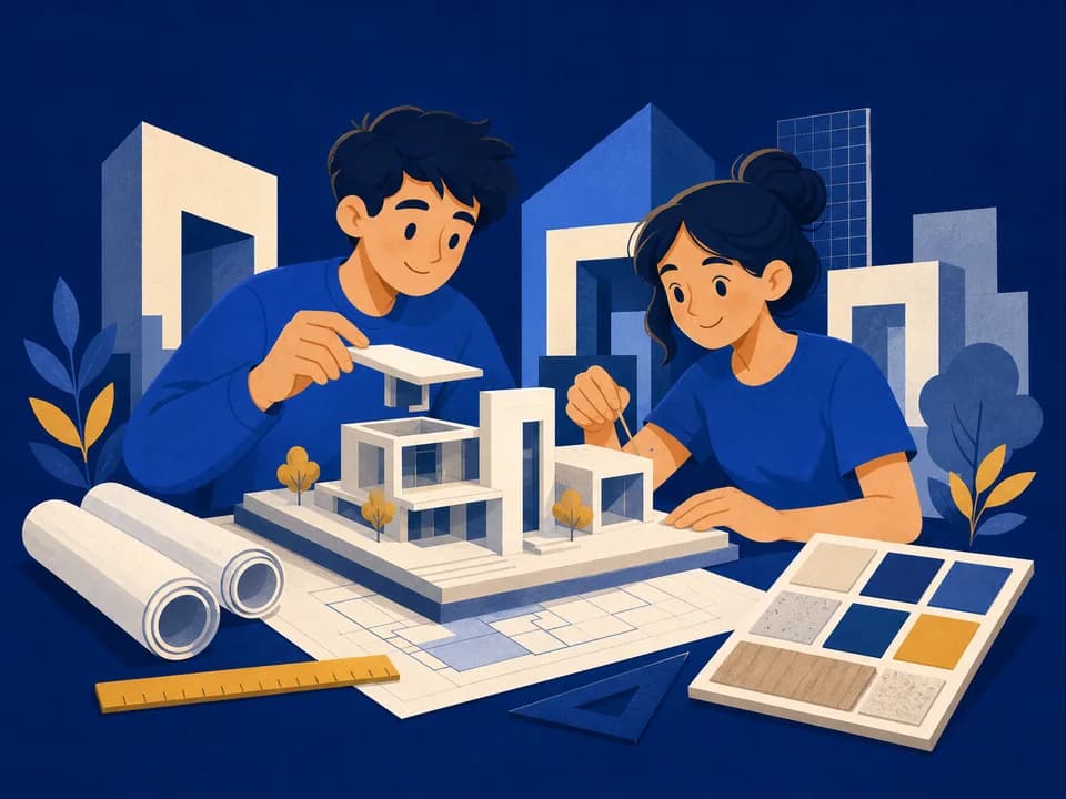 Ilustración de Arquitectura para la galería de oferta académica