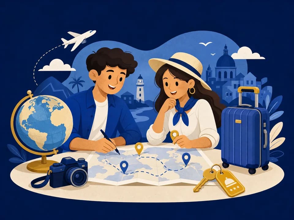Ilustración de Turismo para la galería de oferta académica